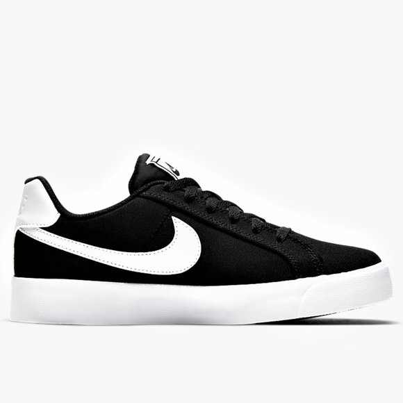 Nike Shoes - Women's Nike Court Royale Canvas Sneaker Blk/White